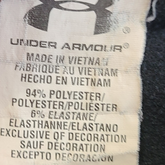 Under Armour Men's Long Sleeve Quarter Zip Warm-up,  Size: XL Color: Black - Picture 11 of 11